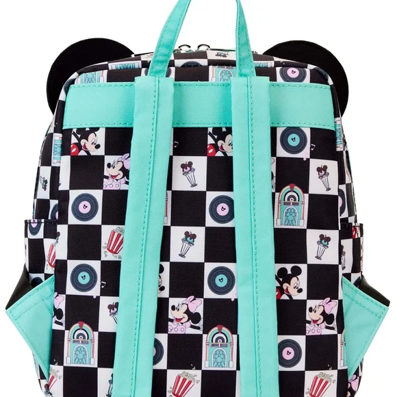 Loungefly Disney Mickie Retro Diner Backpack - Picture 4 of 5